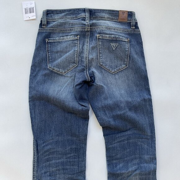 Guess Women’s Comfort Skinny Jeans Super Stretch Jeggings Fit Distressed Size 24 - Picture 11 of 13